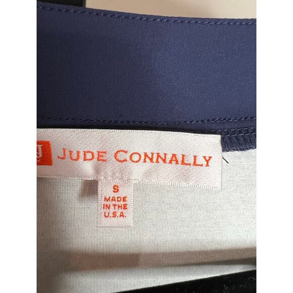 ☀️Jude Connally Green Blue Tie Neck Shift Dress Size Small Made in USA NWOT - Picture 3 of 8